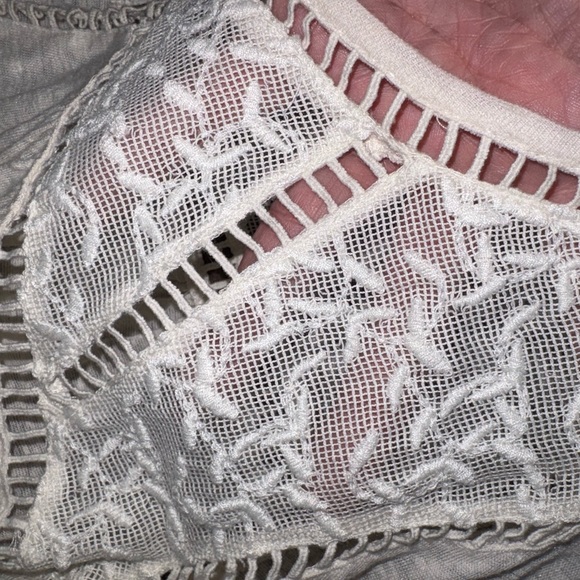 Lucky Brand Ivory Lace Top - Picture 5 of 7